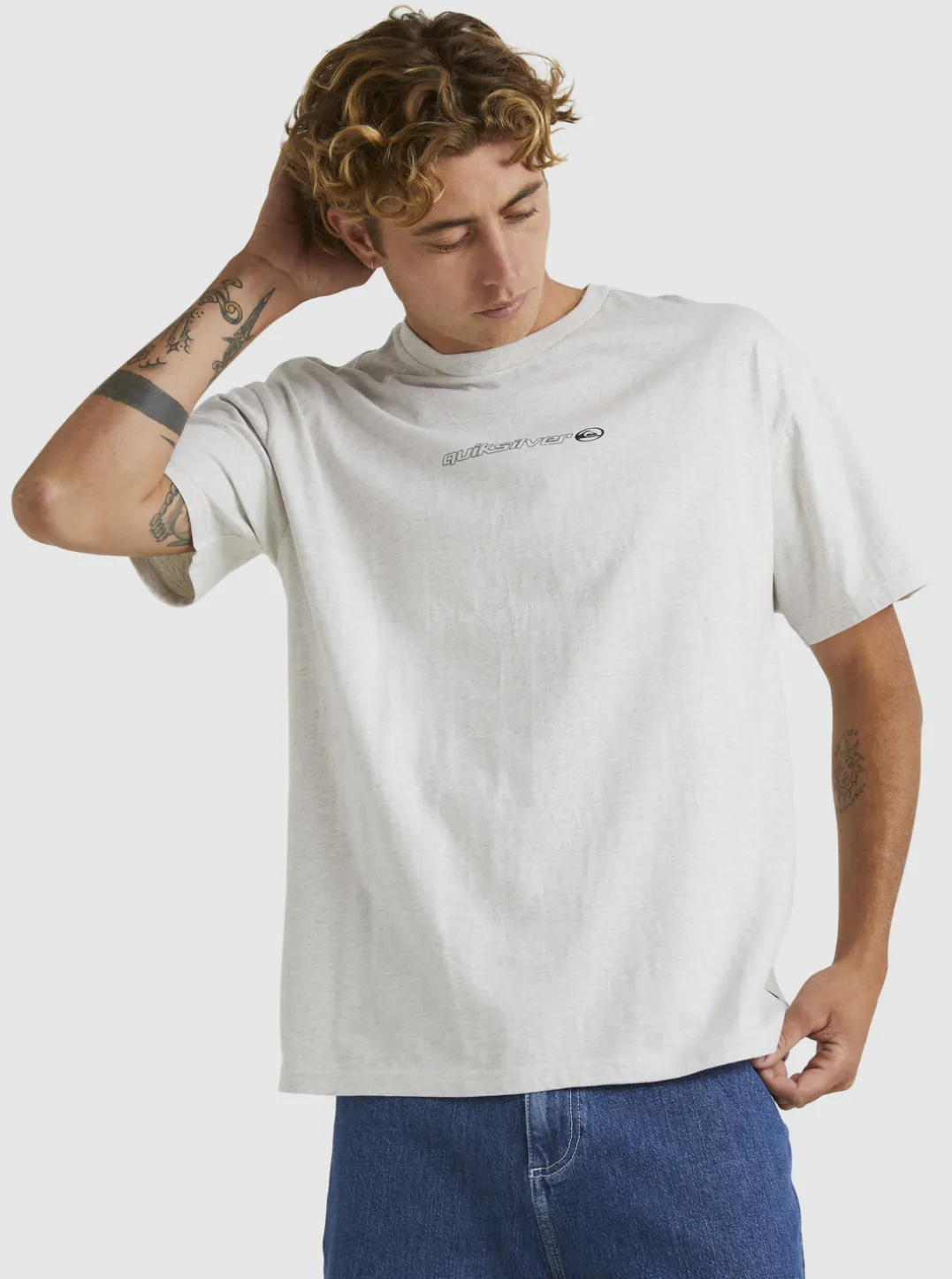 Mens Quiksilver Tees|New Instinct Short Sleeve Stn T-Shirt
