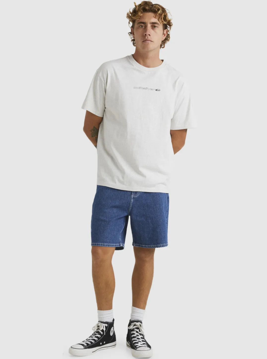 Mens Quiksilver Tees|New Instinct Short Sleeve Stn T-Shirt