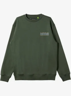 Mens Quiksilver Shirts & Polos|No Control Crew Fleece Crew Neck Sweatshirt
