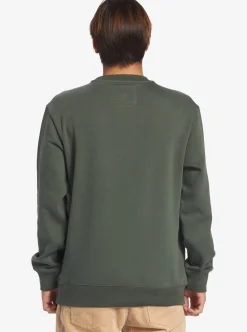 Mens Quiksilver Shirts & Polos|No Control Crew Fleece Crew Neck Sweatshirt