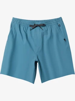 Mens Quiksilver Boardshorts|Ocean Elastic Waist 18" Amphibian Shorts