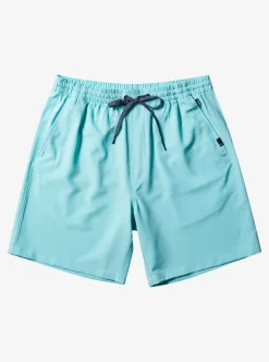 Mens Quiksilver Boardshorts|Ocean Elastic Waist 18" Amphibian Shorts