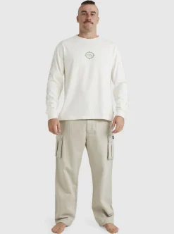 Mens Quiksilver Tees|Off Grid Long Sleeve T-Shirt