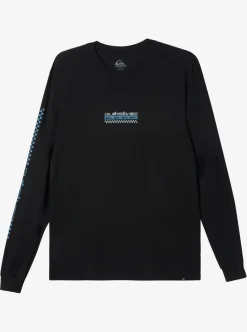 Mens Quiksilver Tees|Omni Check Turn Long Sleeve T-Shirt