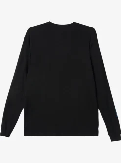Mens Quiksilver Tees|Omni Check Turn Long Sleeve T-Shirt