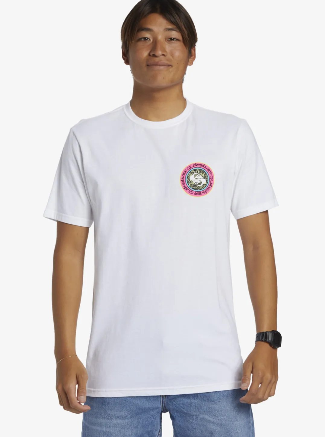 Mens Quiksilver Tees|Omni Circle T-Shirt