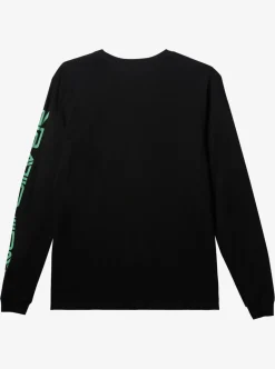 Mens Quiksilver Tees|Omni Logo Long Sleeve T-Shirt