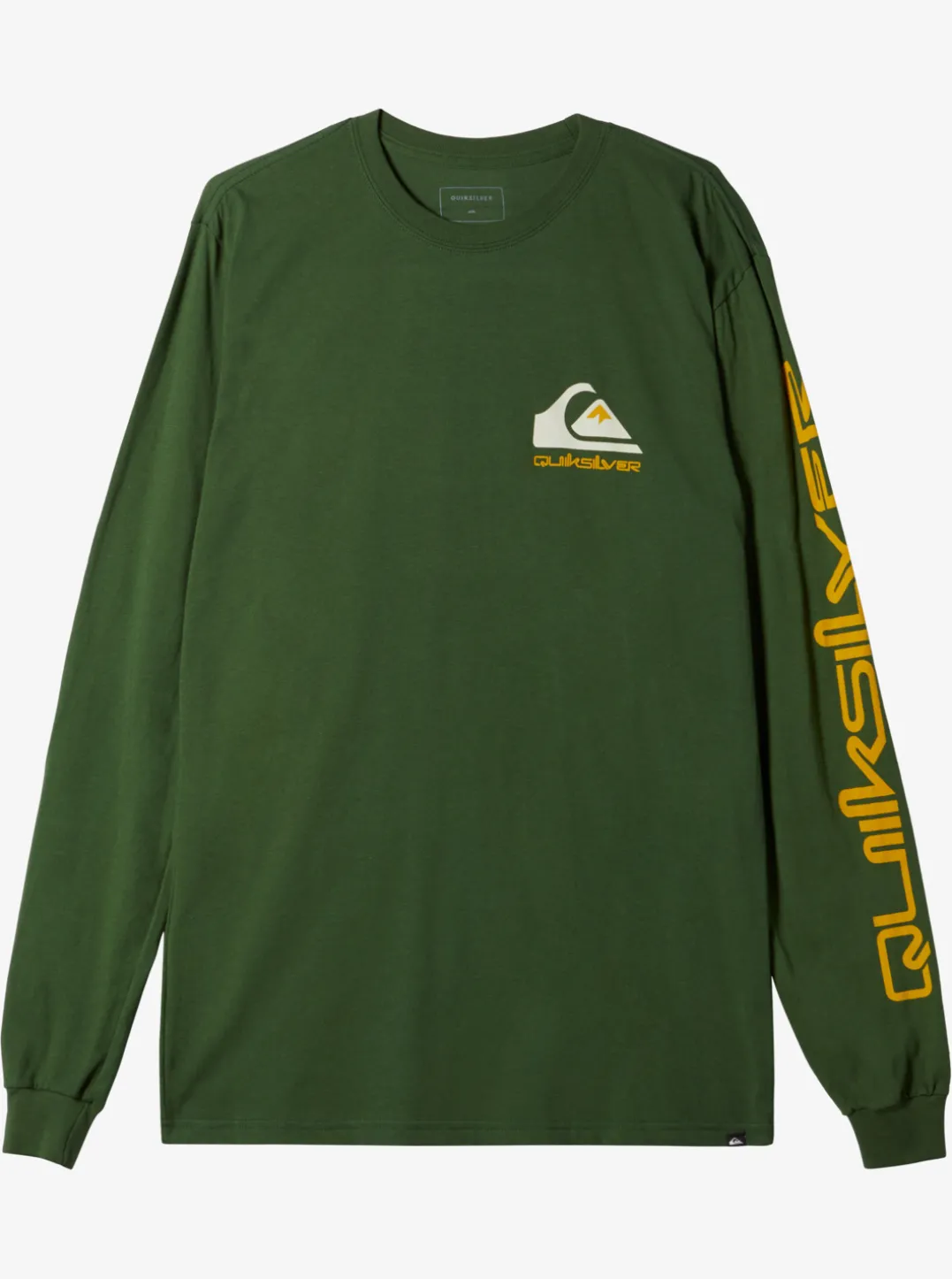 Mens Quiksilver Tees|Omni Logo Long Sleeve T-Shirt