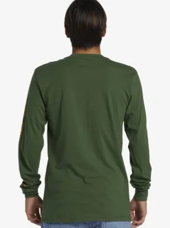 Mens Quiksilver Tees|Omni Logo Long Sleeve T-Shirt