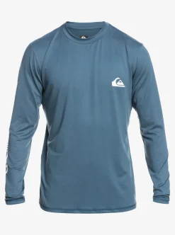 Mens Quiksilver Rashguards|Omni Session Long Sleeve Upf 50 Surf T-Shirt
