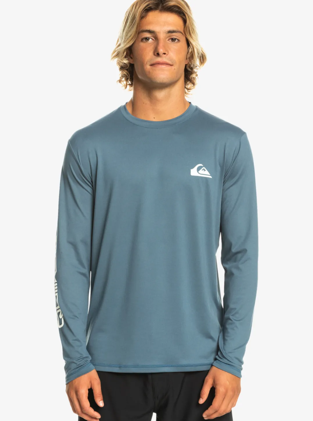 Mens Quiksilver Rashguards|Omni Session Long Sleeve Upf 50 Surf T-Shirt
