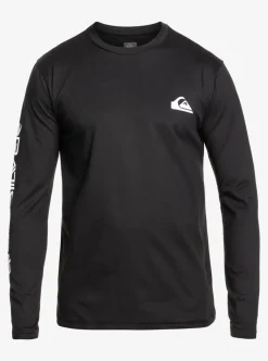 Mens Quiksilver Rashguards|Omni Session Long Sleeve Upf 50 Surf T-Shirt