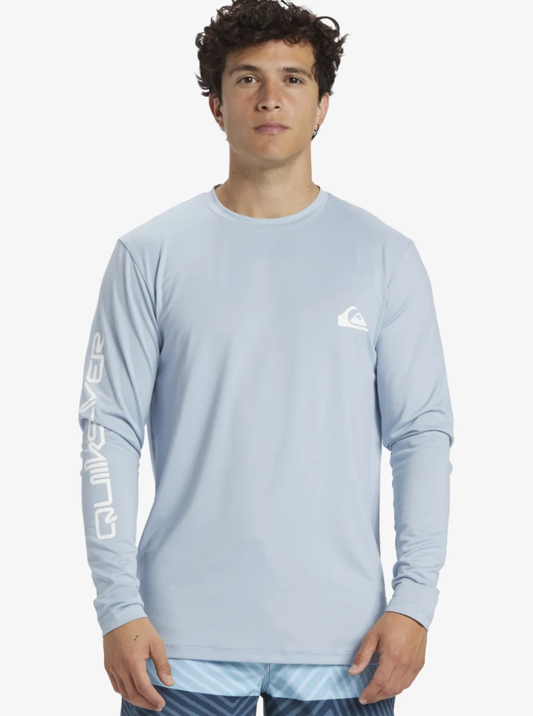 Mens Quiksilver Rashguards|Omni Session Long Sleeve Upf 50 Surf T-Shirt