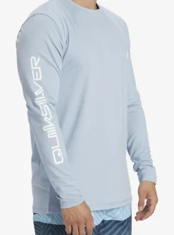 Mens Quiksilver Rashguards|Omni Session Long Sleeve Upf 50 Surf T-Shirt