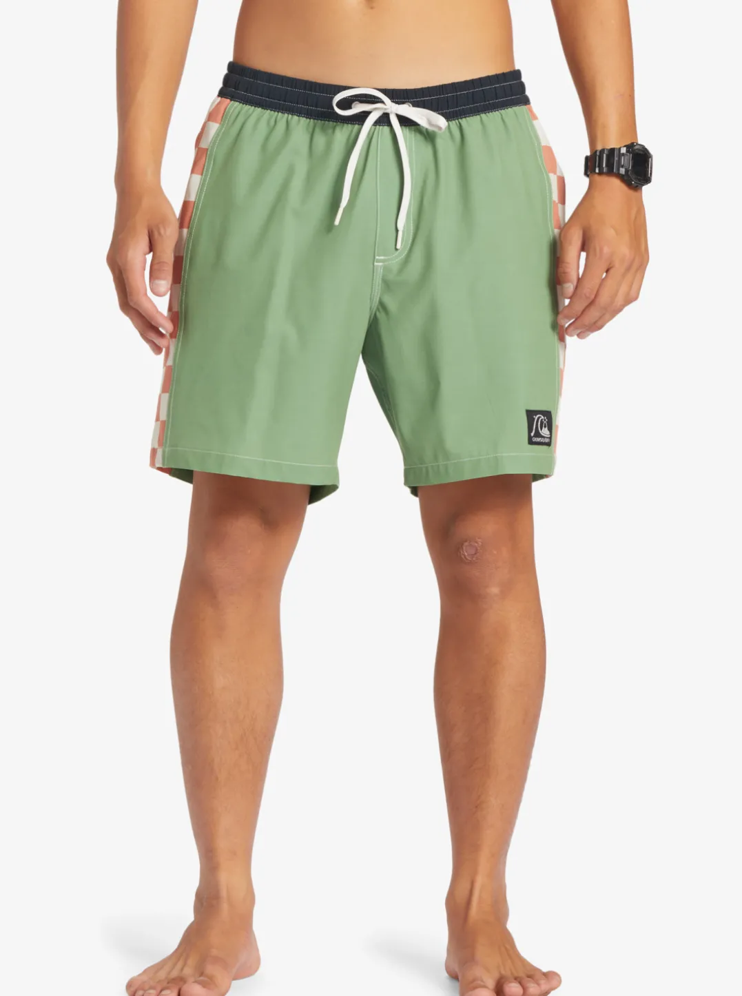Mens Quiksilver Elastic Waist|Original Arch 17" Volleys