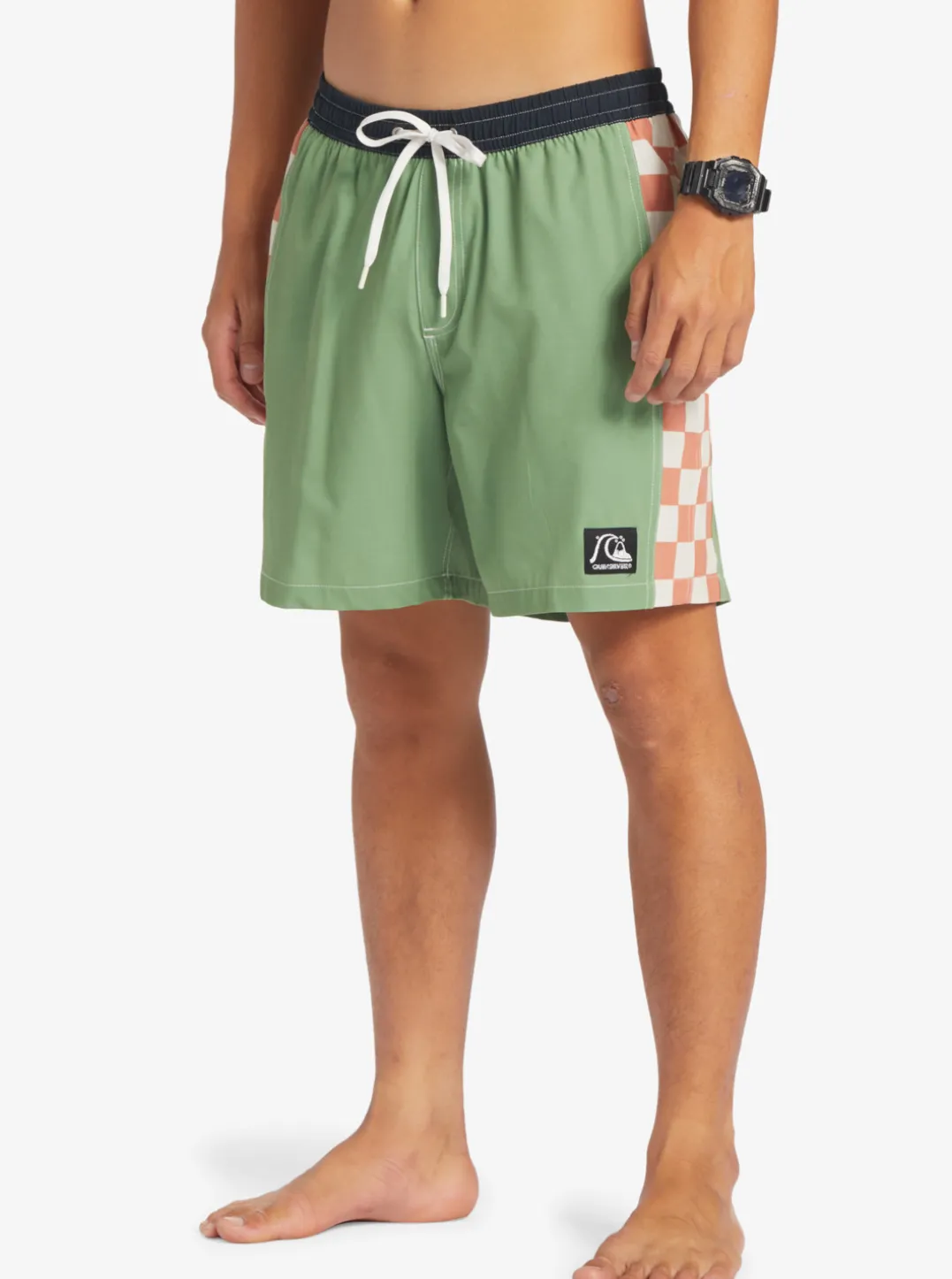 Mens Quiksilver Elastic Waist|Original Arch 17" Volleys