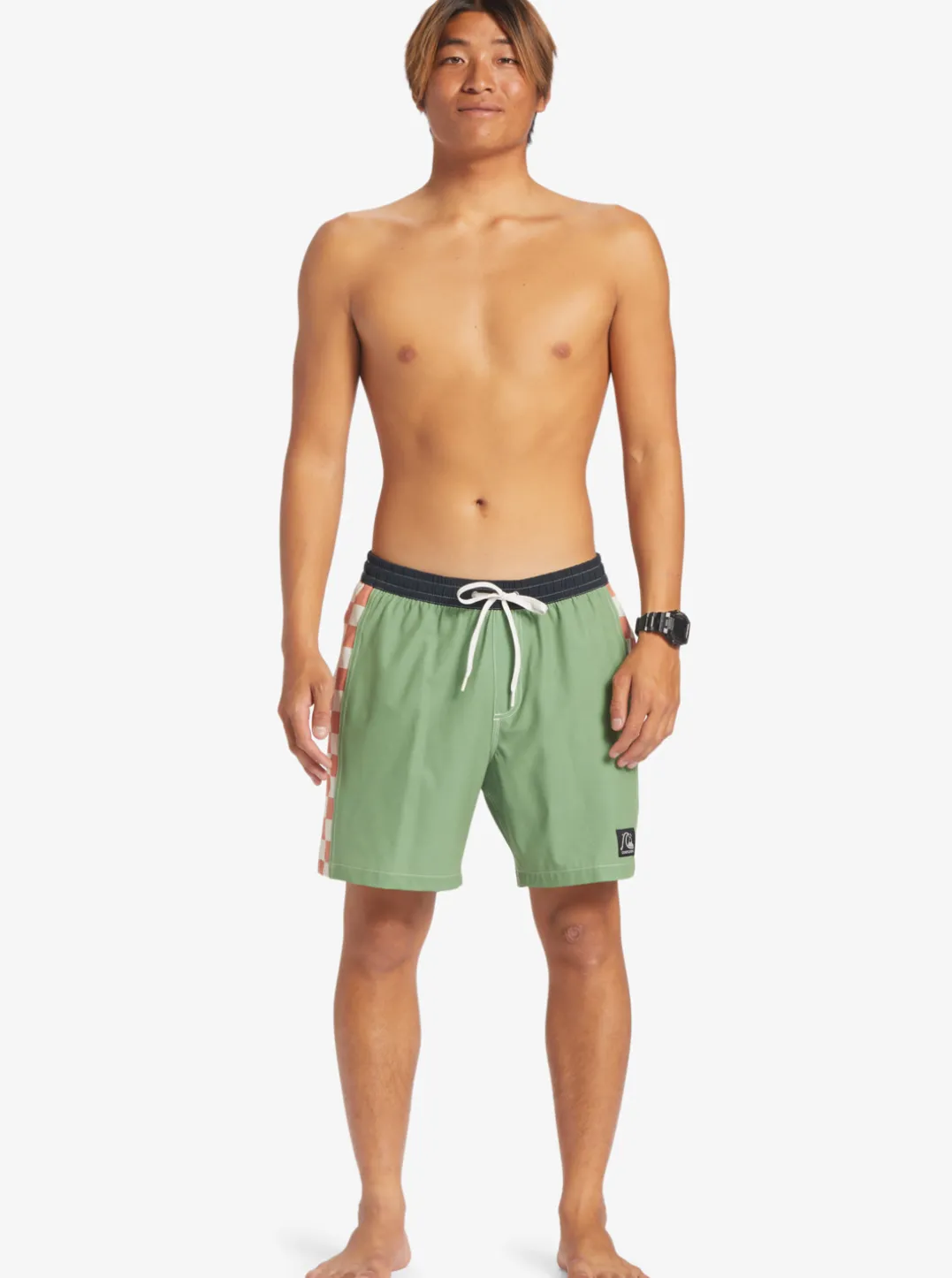 Mens Quiksilver Elastic Waist|Original Arch 17" Volleys