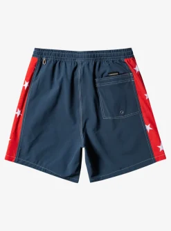 Mens Quiksilver Elastic Waist|Original Arch 17" Volleys