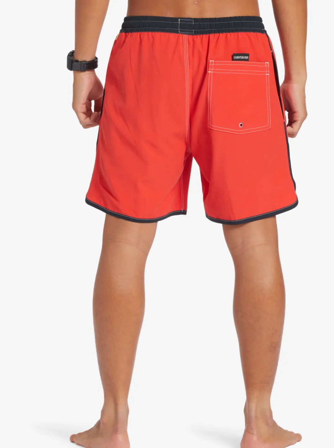 Mens Quiksilver Elastic Waist|Original Scallop 17" Volleys