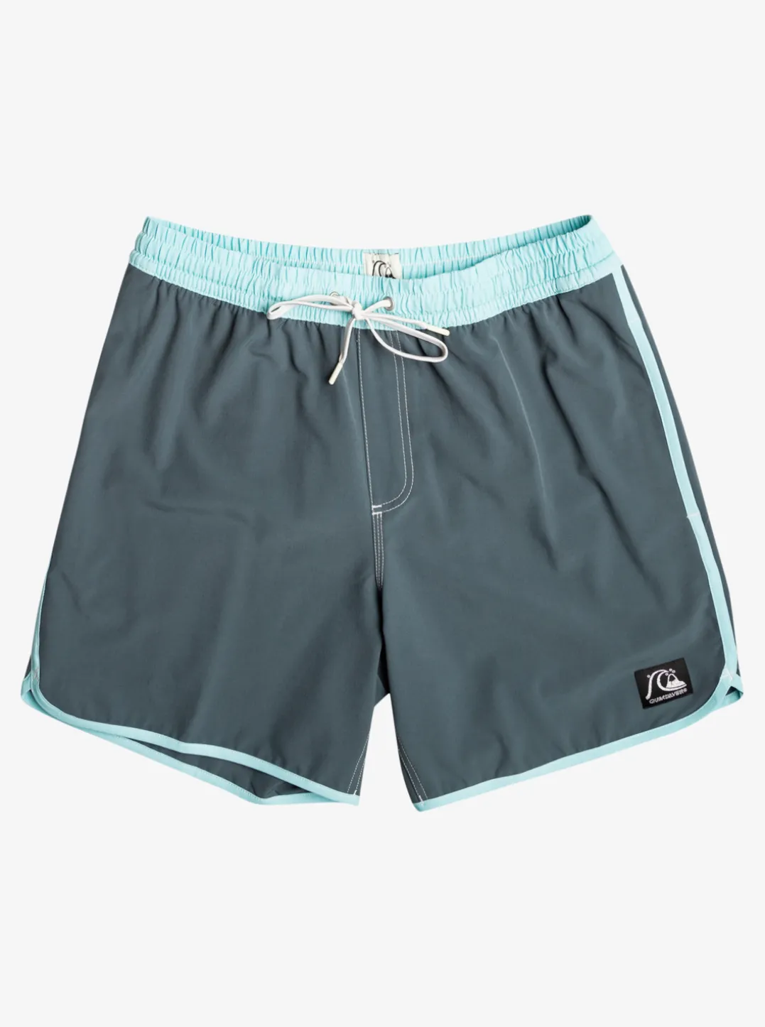Mens Quiksilver Elastic Waist|Original Scallop 17" Volleys