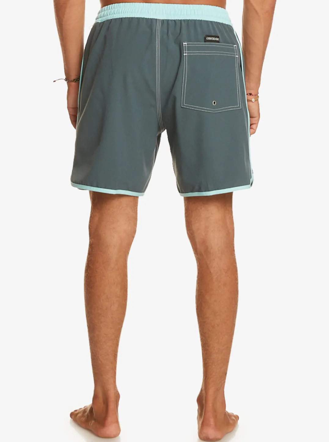 Mens Quiksilver Elastic Waist|Original Scallop 17" Volleys
