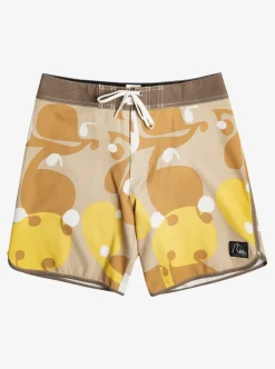 Mens Quiksilver Boardshorts|Original Scallop Andy Y Andy 18" Boardshorts