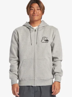 Mens Quiksilver Shirts & Polos|Original Zip-Up Sweatshirt