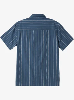 Mens Quiksilver Shirts & Polos|Pacific Stripe Short Sleeve Woven Shirt