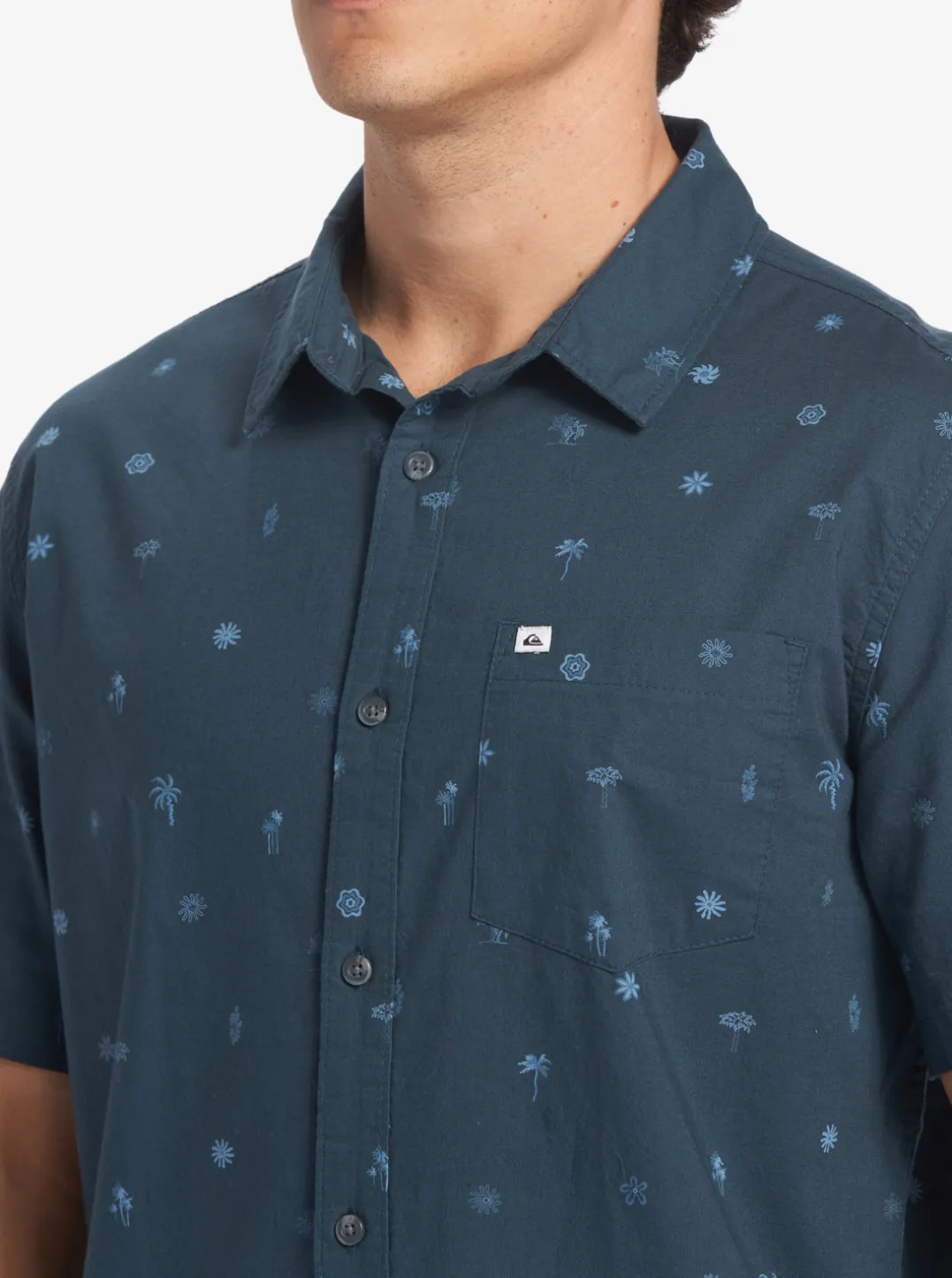 Mens Quiksilver Shirts & Polos|Pacific Stripe Short Sleeve Woven Shirt