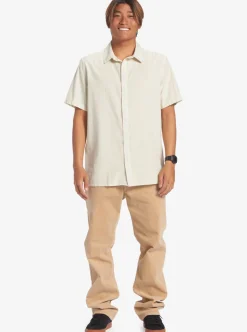 Mens Quiksilver Shirts & Polos|Pacific Stripe Short Sleeve Woven Shirt