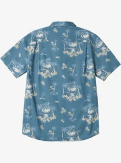 Mens Quiksilver Shirts & Polos|Palm Spritz Short Sleeve Woven Shirt