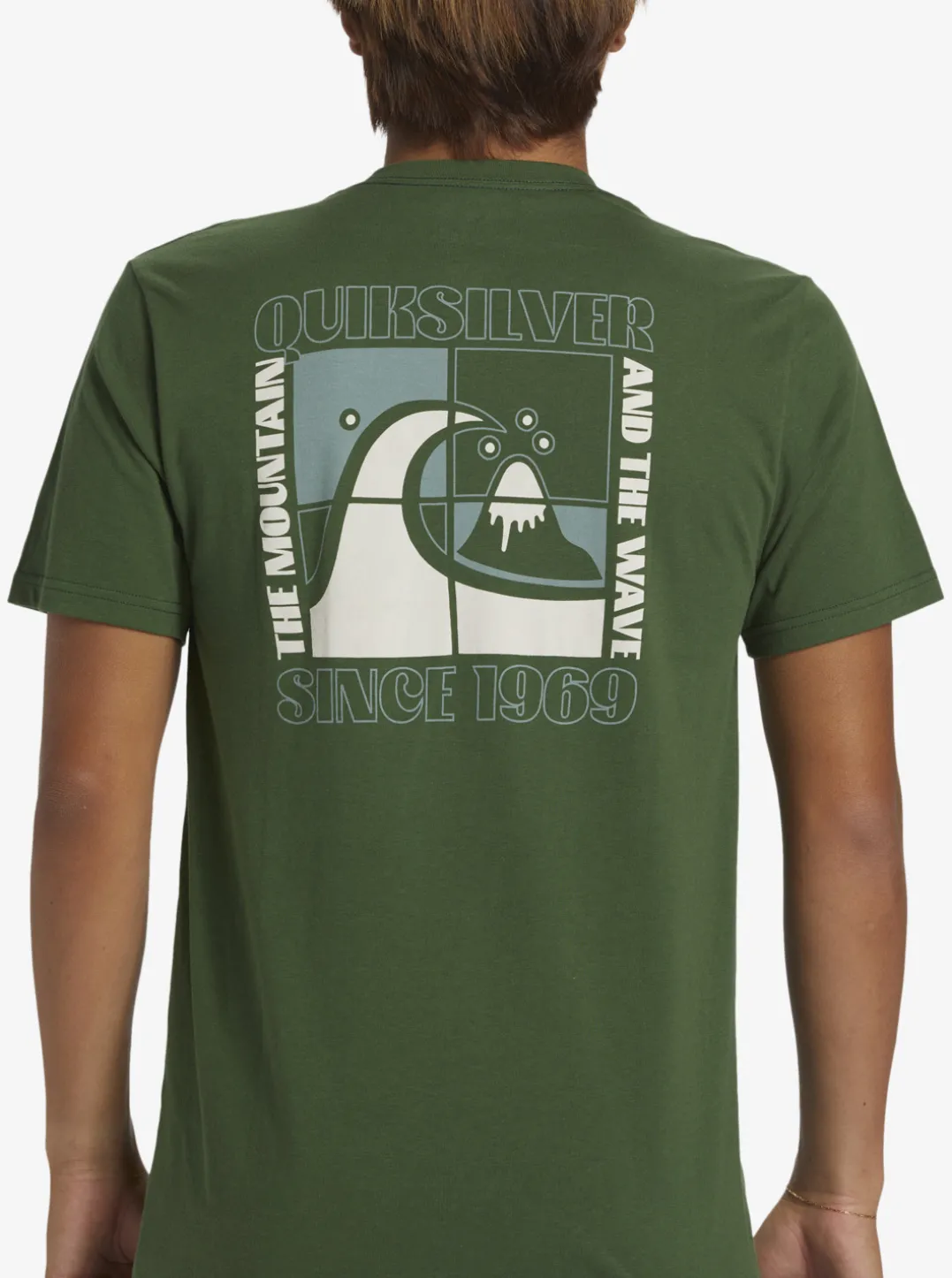 Mens Quiksilver Tees|Quik Blocks T-Shirt