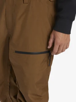 Mens Quiksilver Snow Pants| X Saturdays Nyc Technical Snow Bib Pants