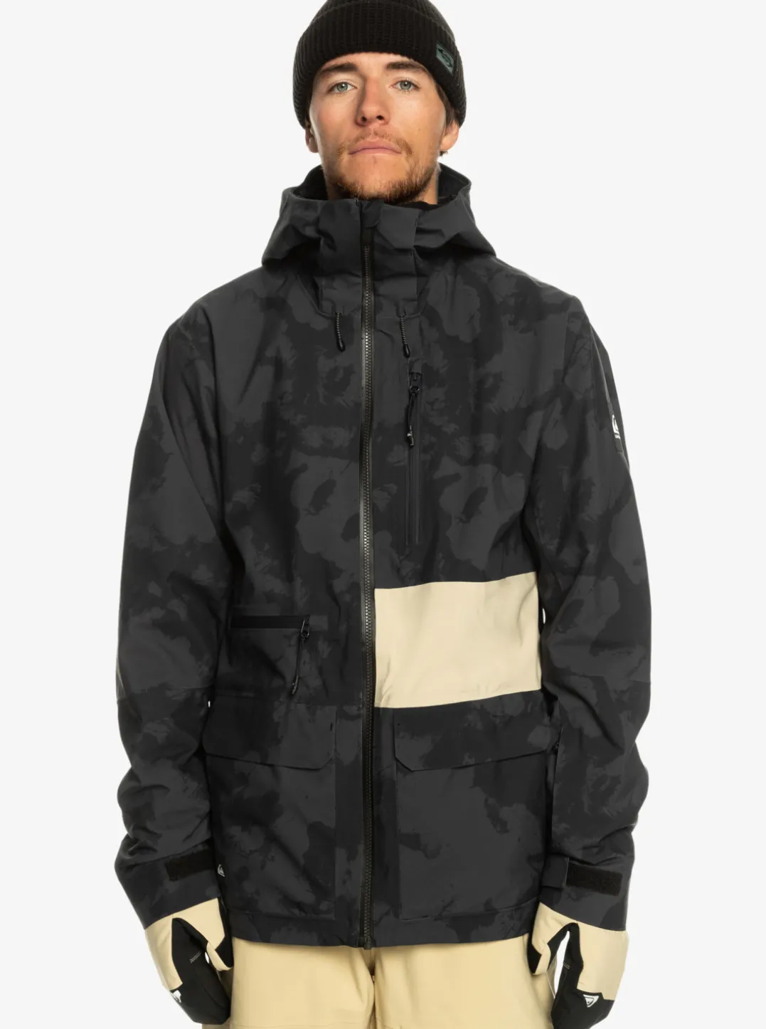 Mens Quiksilver Snow Jackets|Sammy Carlson Stretch Quest Technical Snow Jacket