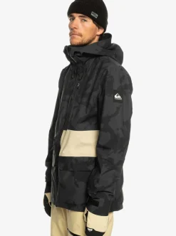 Mens Quiksilver Snow Jackets|Sammy Carlson Stretch Quest Technical Snow Jacket