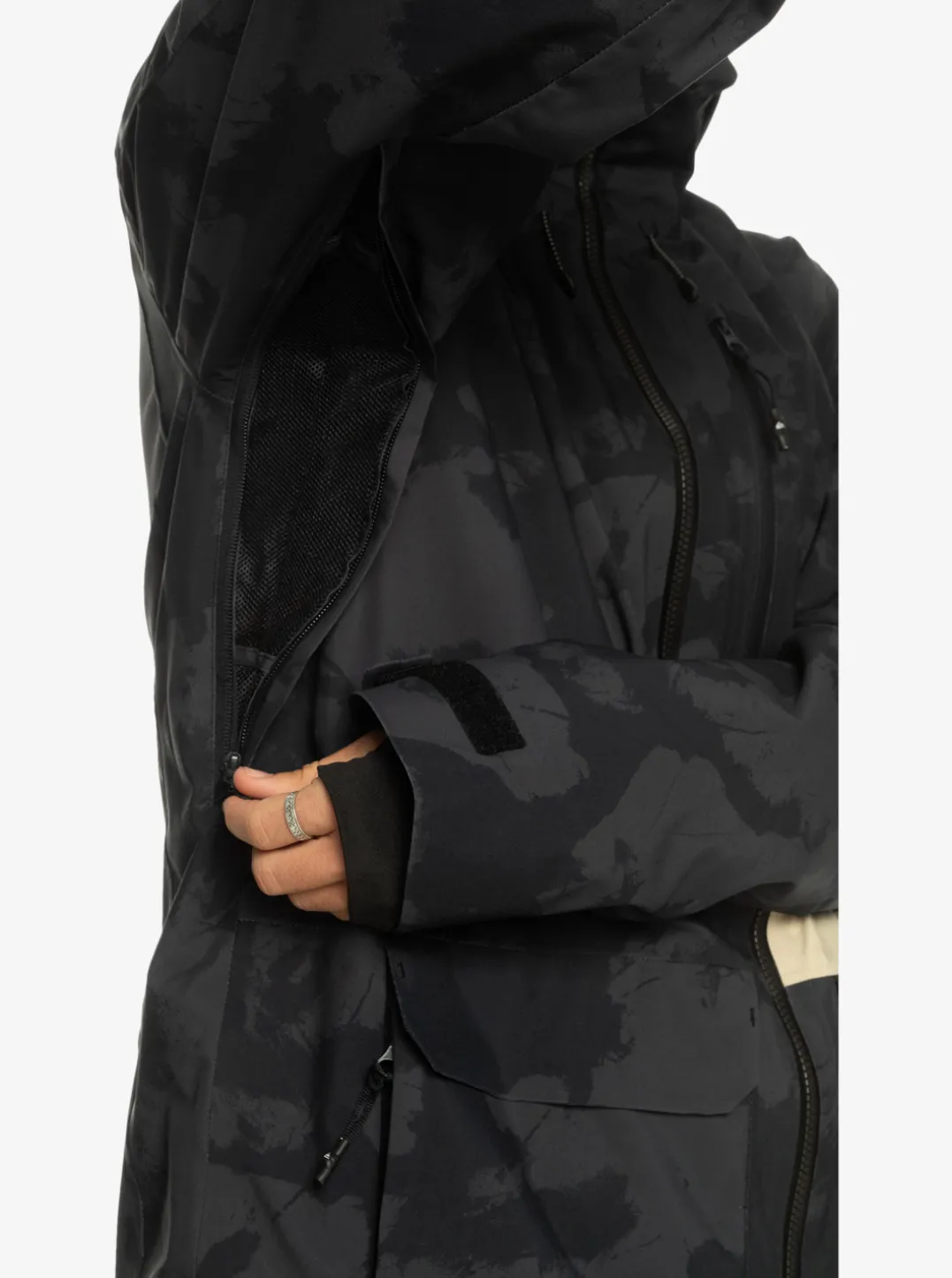 Mens Quiksilver Snow Jackets|Sammy Carlson Stretch Quest Technical Snow Jacket