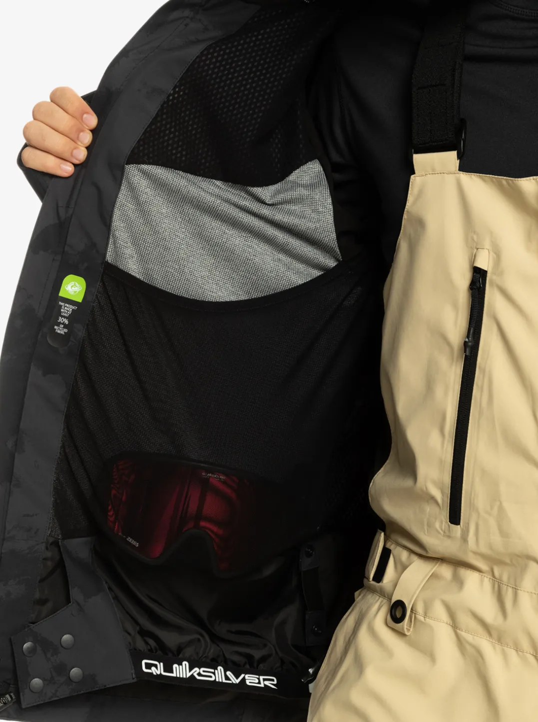 Mens Quiksilver Snow Jackets|Sammy Carlson Stretch Quest Technical Snow Jacket