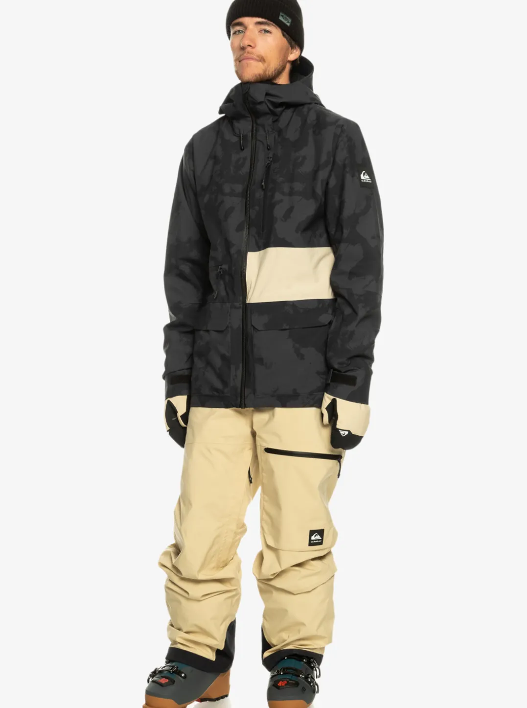 Mens Quiksilver Snow Jackets|Sammy Carlson Stretch Quest Technical Snow Jacket
