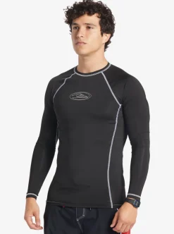 Mens Quiksilver Rashguards|Saturn Protection Long Sleeve Upf 50 Rashguard For Men