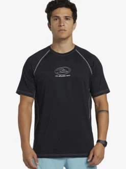 Mens Quiksilver Rashguards|Saturn Surf Tee Short Sleeve Surf Tee
