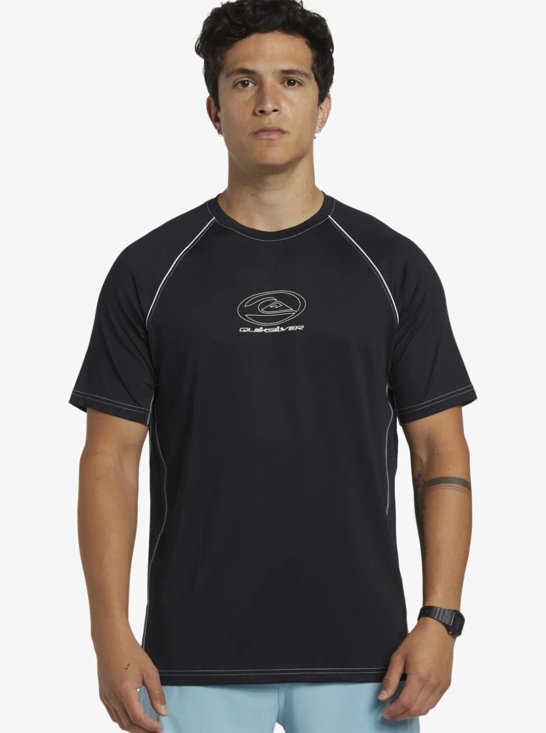 Mens Quiksilver Rashguards|Saturn Surf Tee Short Sleeve Surf Tee