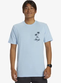 Mens Quiksilver Tees|Skull Island T-Shirt