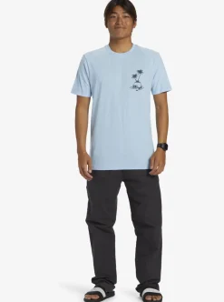 Mens Quiksilver Tees|Skull Island T-Shirt