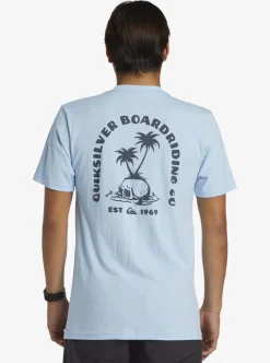 Mens Quiksilver Tees|Skull Island T-Shirt