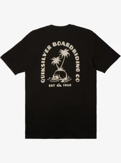 Mens Quiksilver Tees|Skull Island T-Shirt