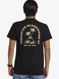Mens Quiksilver Tees|Skull Island T-Shirt