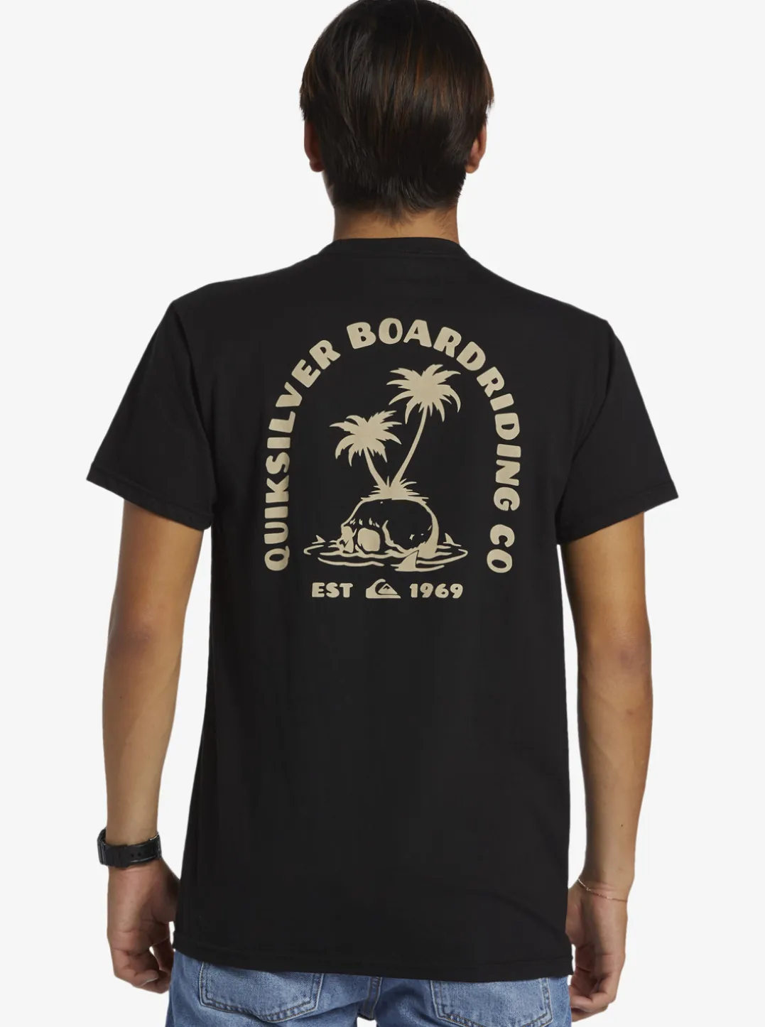 Mens Quiksilver Tees|Skull Island T-Shirt