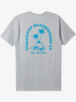 Mens Quiksilver Tees|Skull Island T-Shirt