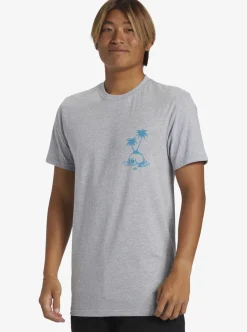 Mens Quiksilver Tees|Skull Island T-Shirt