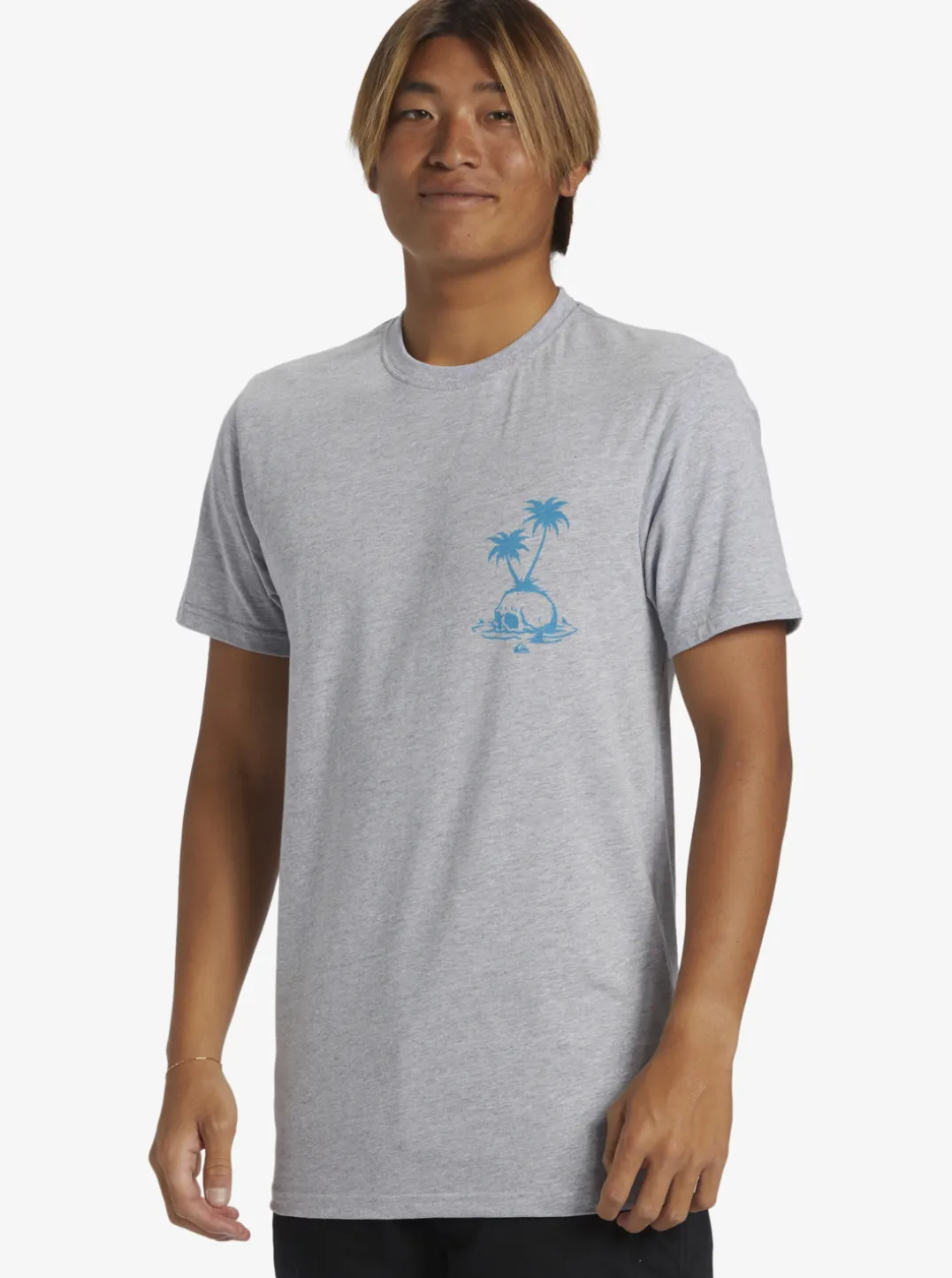 Mens Quiksilver Tees|Skull Island T-Shirt